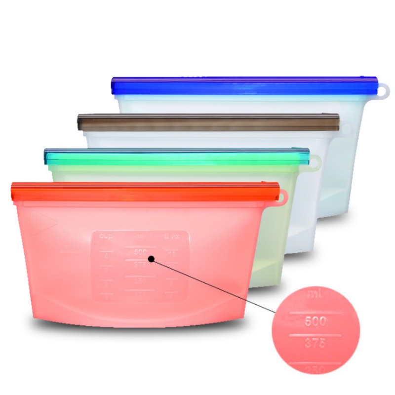 Silicagel opbergzak 500 ml silicagel opbergtas conservering bevroren opslag verzegelde zak