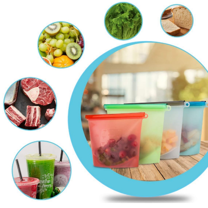 Silicagel opbergzak 500 ml silicagel opbergtas conservering bevroren opslag verzegelde zak