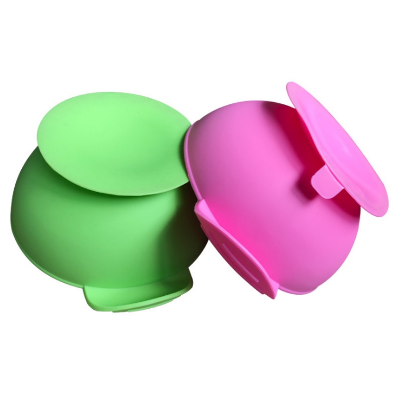 Silicon geïntegreerde ovale smiley plaat Silicon Baby Bib's smiley face plaat