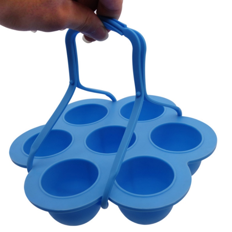 7-gaats silicagel accessoire voedseldoos handvat, siliconen cakevorm, ijsrooster