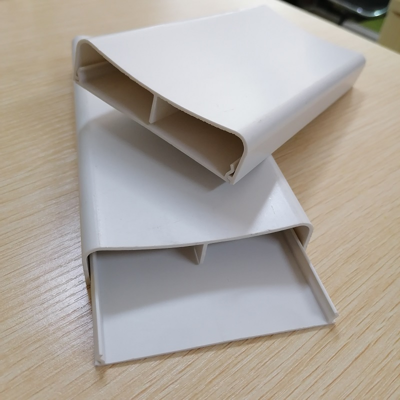 PVC koordverberging Dual Channel kabelmanagementkanaal PVC Cable Concealer Raceway