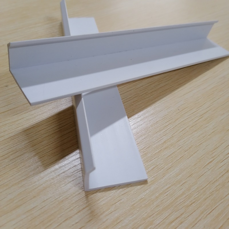 pvc Plastic l vormig channel profile pvc protection sections trim Angle Trim