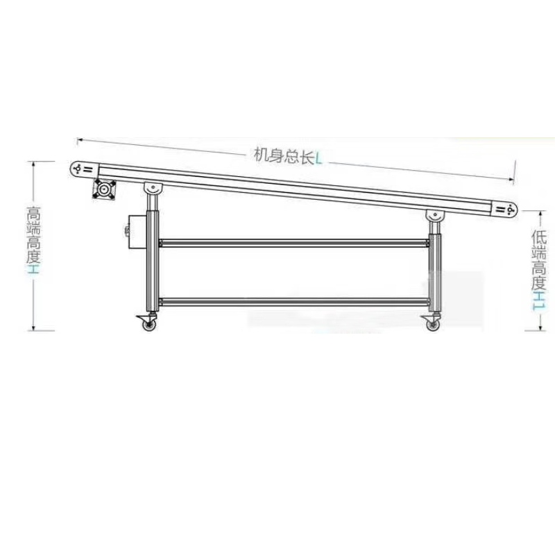 PVC-rubberen transportband transportsysteem lage prijs transportband