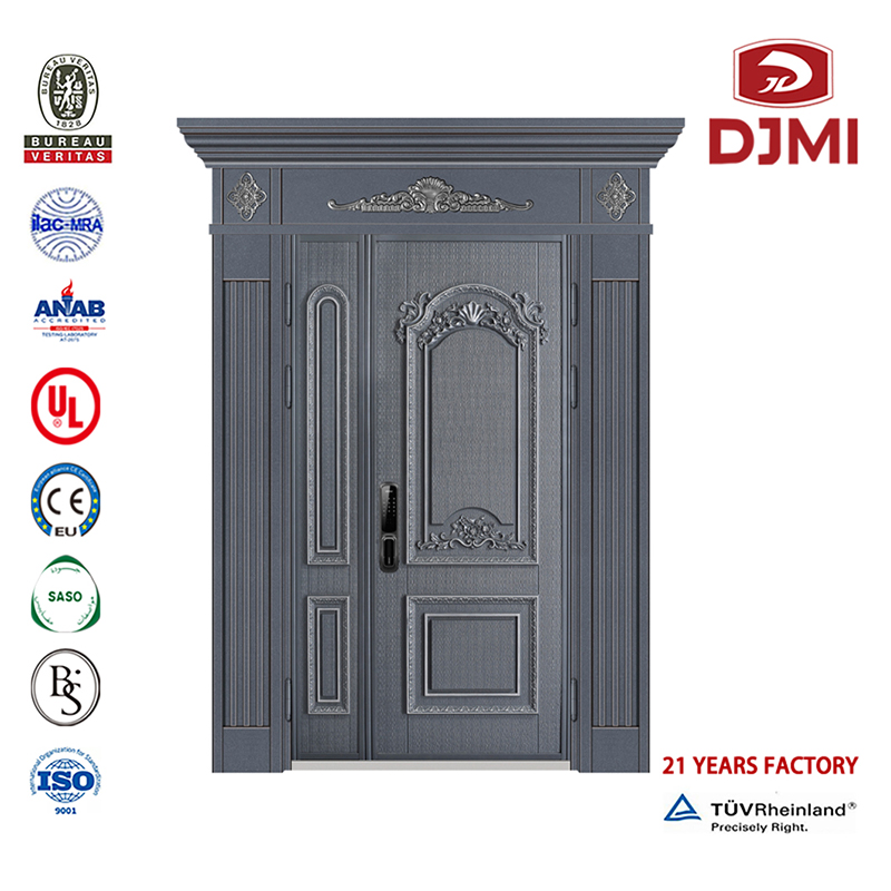 Goedkope Grote Poort Steel Black Armoured Deur Loops Aangepaste Wooden In Guangdong New Steel Wood Security Deur Super Gepantserde Deuren Nieuwe Instellingen Fancy Design Gepantserde Hout Deuren Bewapende Veiligheidsdeuren