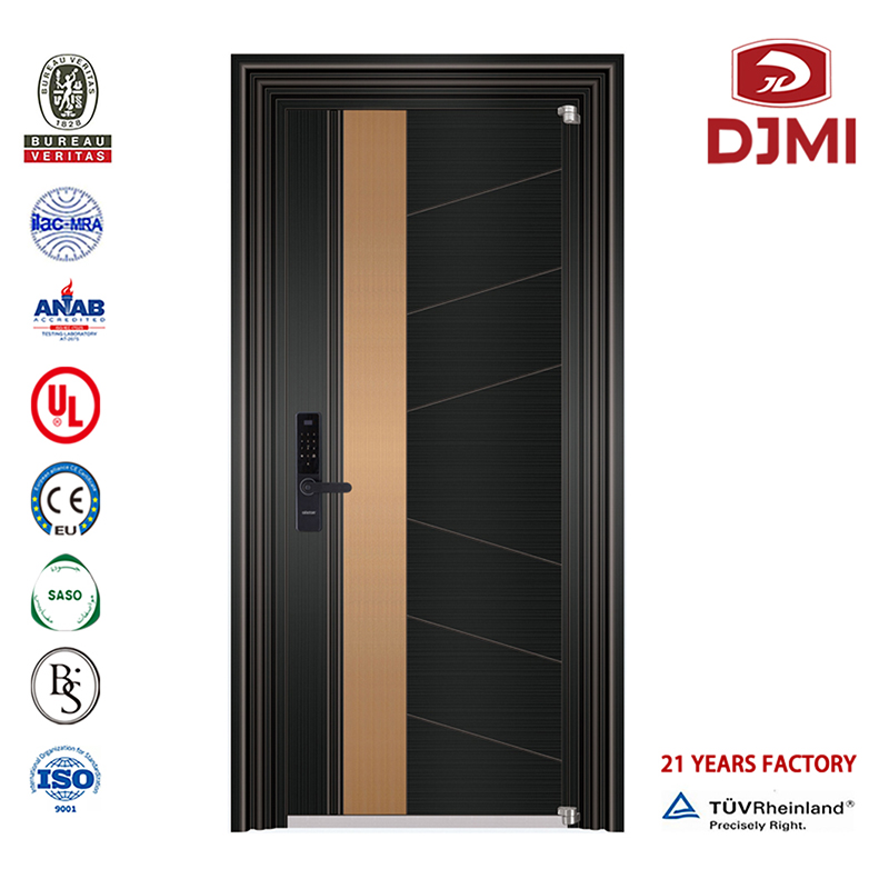 Steel Wood Armour Doors Home Security Front European Styled Wayled Deur High Quality Hot Mother and Son Exterior Metal Metal Steel Security Deur, Goedkope Stainkless Steel Urgaker Bewijs High Security Deur Gepantserde Single Deuren