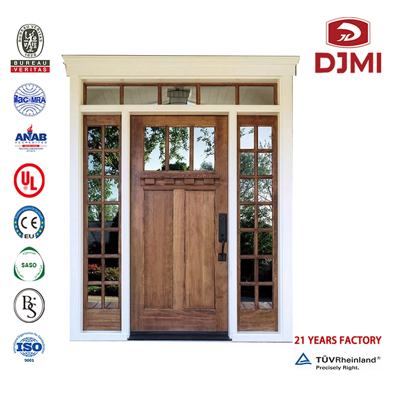 Aangepaste beveiliging bladdefinitie Hotel brandhouten deur Hoge kwaliteit Fd 90 minuten houten deuren Ul-genoteerde hotel brandwerende houten deur