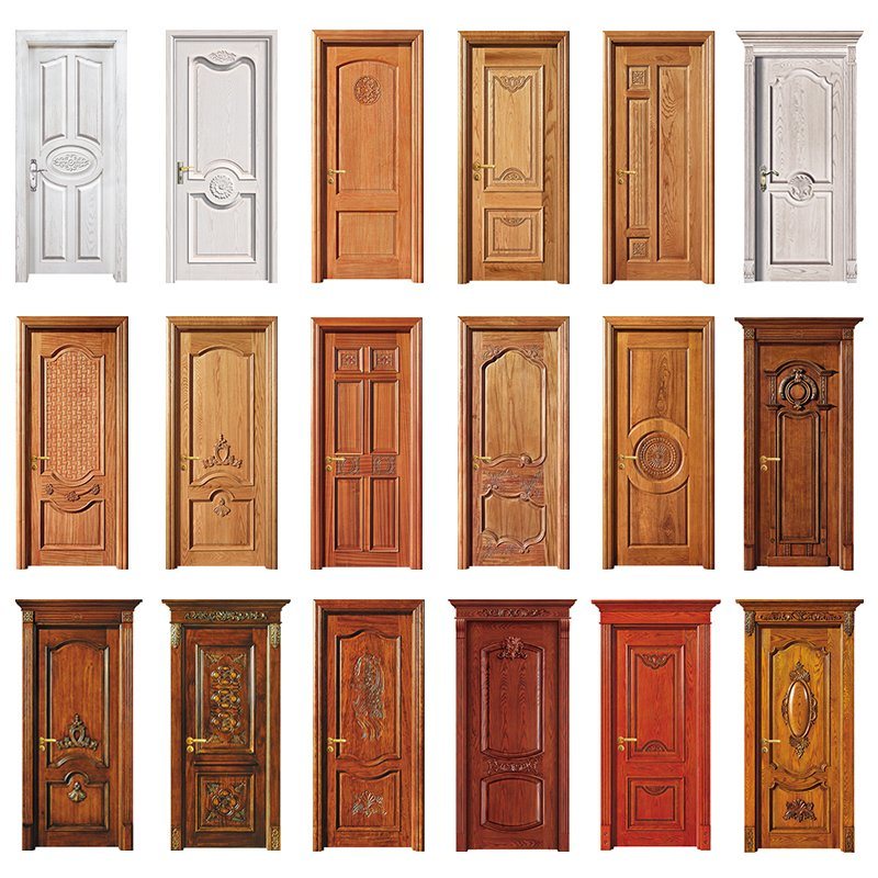 Nieuwe instellingen Home Decoratieve houten moderne veiligheidsontwerp Deursleutel Gegraveerd hout Chinese fabriek Kerala Teakontwerpen Ontworpen pvc-deuren Gegraveerde houten sleuteldeur Hoogwaardige interieurcomposiet 4-kops CNC-deur
