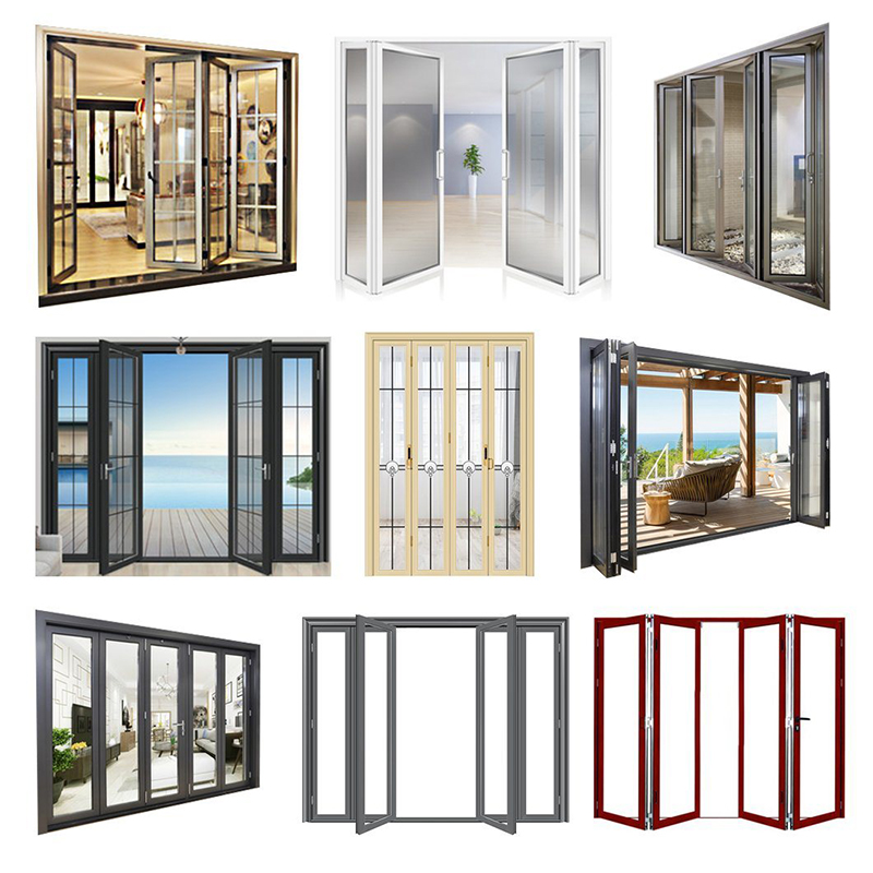 Gloednieuwe badkamerdecoratie Slaapkamerdeuren Design Aluminium matglazen interieur Douchekamerdeur Hete verkopende aluminium slaapkamerdeuren