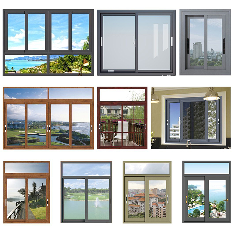 Nieuw ontwerp, vast klein voor ventilatie schuifend venster, nieuw aluminium, vast thermisch beschermingglas schuifend schuifvenster Warm Verkopen Thermische Pauze voor Passive House Aluminum Sliding Window