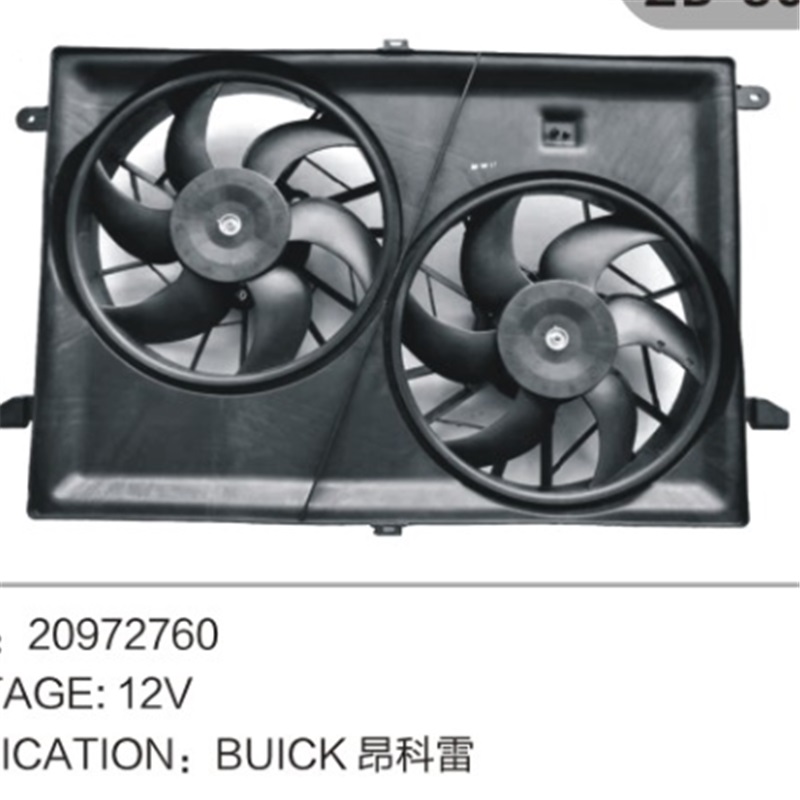 Radiatorventilatoreenheid 20972760 voor BUICK ENCLAVE