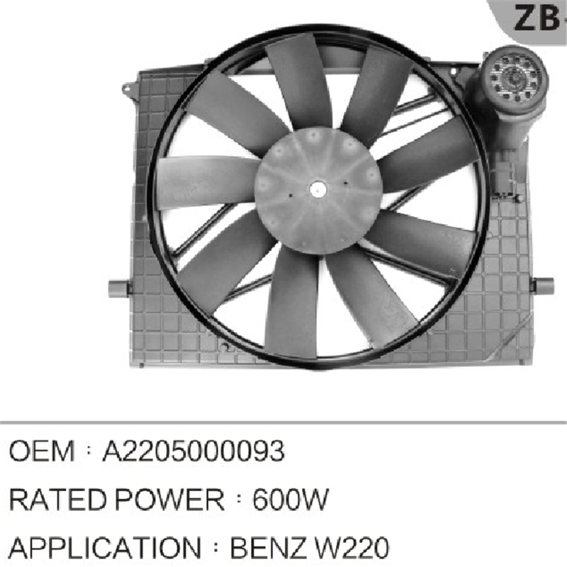 MERCEDES BENZ COÖLING FAN A205000093