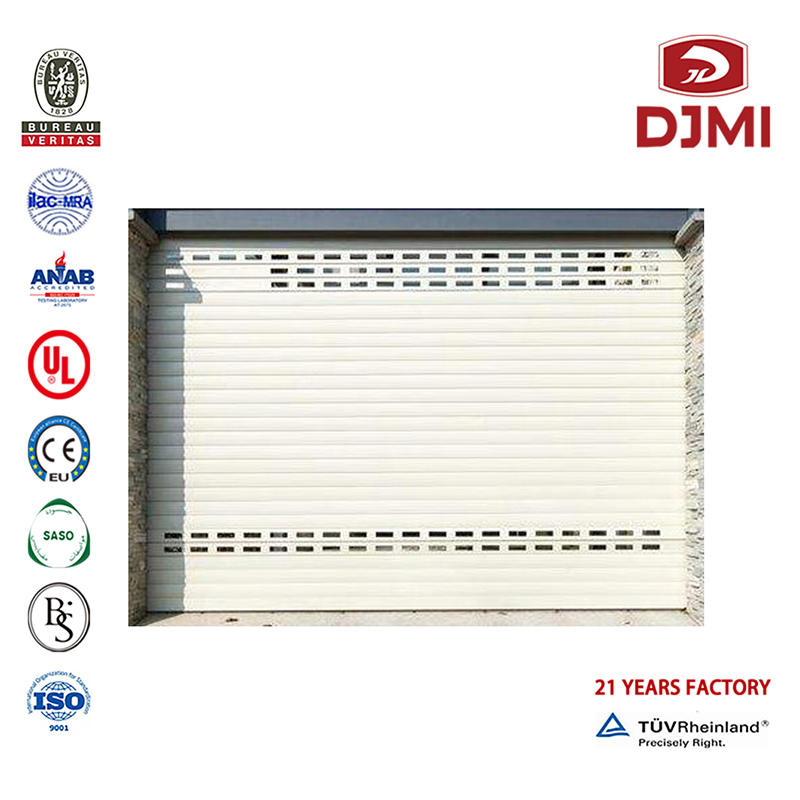 Warme verkoop Hout Graan Rolling Dooor Vervaardiging Custom Garage Doors Multifunctionele Aluminum Rolling Deur Prijzen Commerciële Garage Deuren Professionele Aluminum Roller Double Deur Residential Garage Deuren