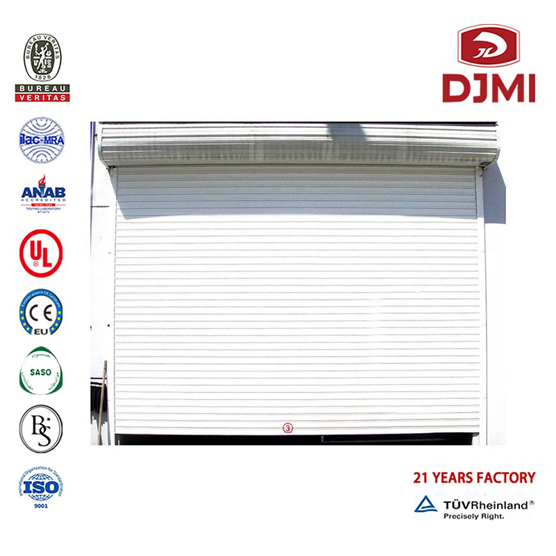 Gloednieuwe White Shutter Roller Deur Garage Deuren Hot Selling Best Quality Aluminum Roller Sectional Enkelvoudig Overhead Garage Deur Customize Aluminum Gebruikt Roll Garage Deuren voor verkoop Roller Deur Deur