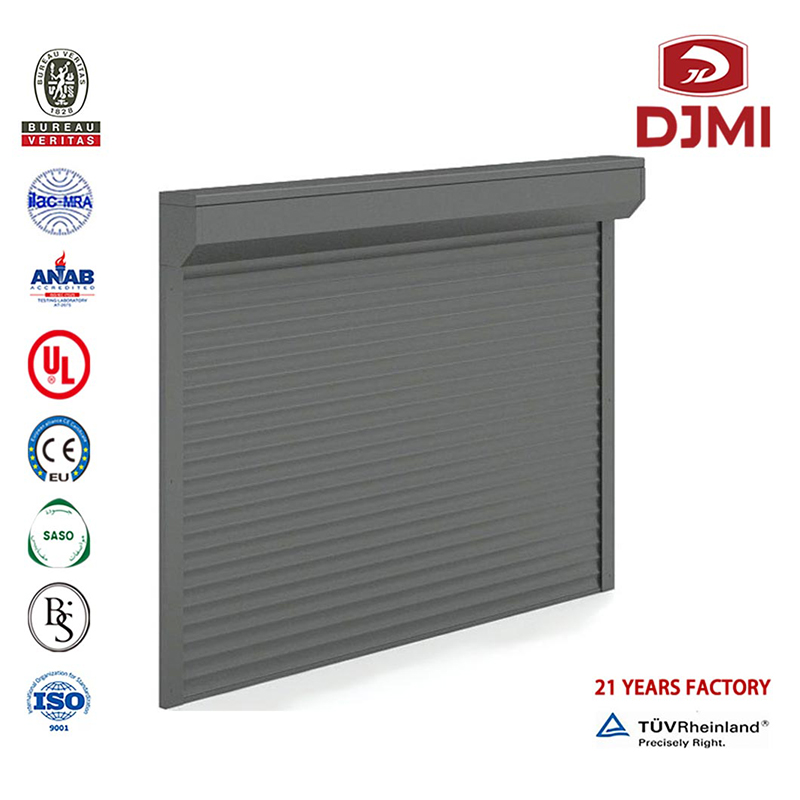 Elektrische Roller New Design Thermale Insulation Garage Deur Brand Nieuwe White Shutter Roller Deuren voor Deuren voor Deuren voor de Deuren voor de Deuren voor de Deuren voor de Ruiten