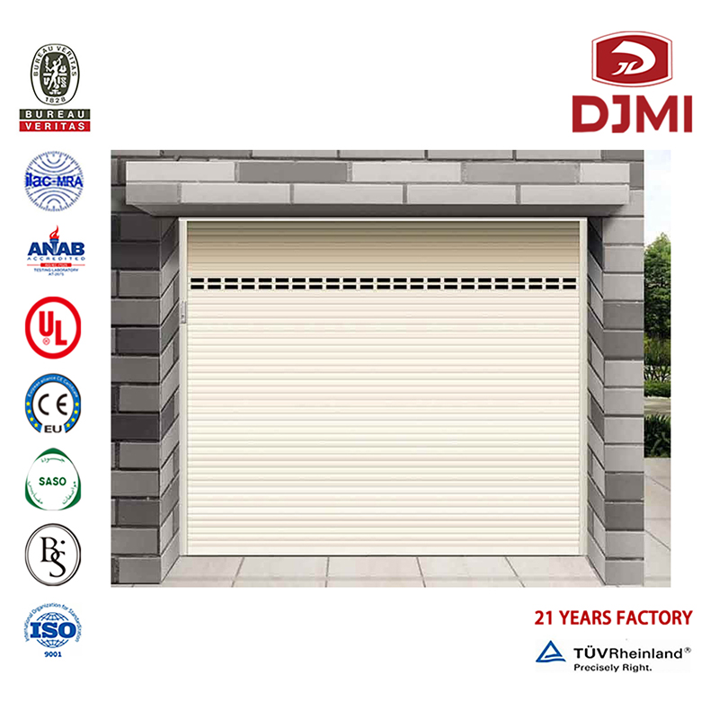 Nieuwe ontwerp Modern Doors Brandgewaardeerde Garage Overhead Deur Nieuwe Goedkope Deuren Single 16X8 Garage Deur Warme Eletrische Rol aan Deuren Witte Garage