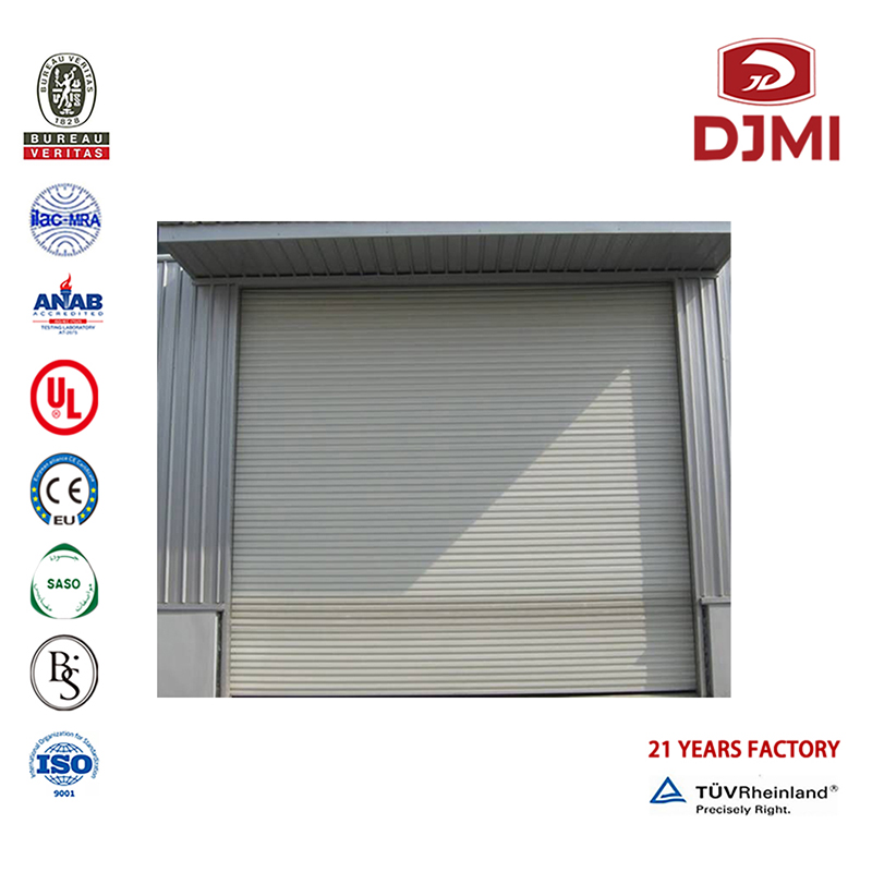 Professional Roll Up Aluminum Panel Overhead Deur Hout Garage Doo New Design Modern Doors Fire Rated Garage Overhead Deur Nieuwe Goedkope Deuren Eén 16X8 Garage Deur
