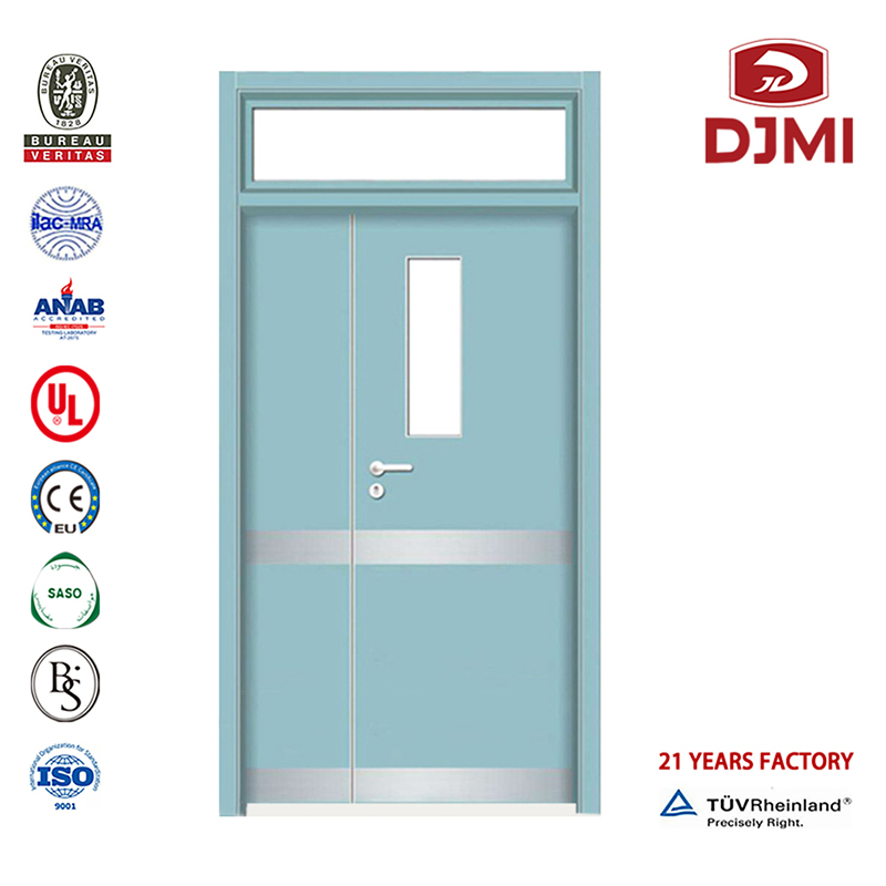 Goedkope House Wood Grain Color Fir Deur Aangepaste Steel Wooden Deur Hoofdpoort Kleuren Ziekenhuis Deuren Nieuwe Instellingen Moeder en Zoon Kamer Deur