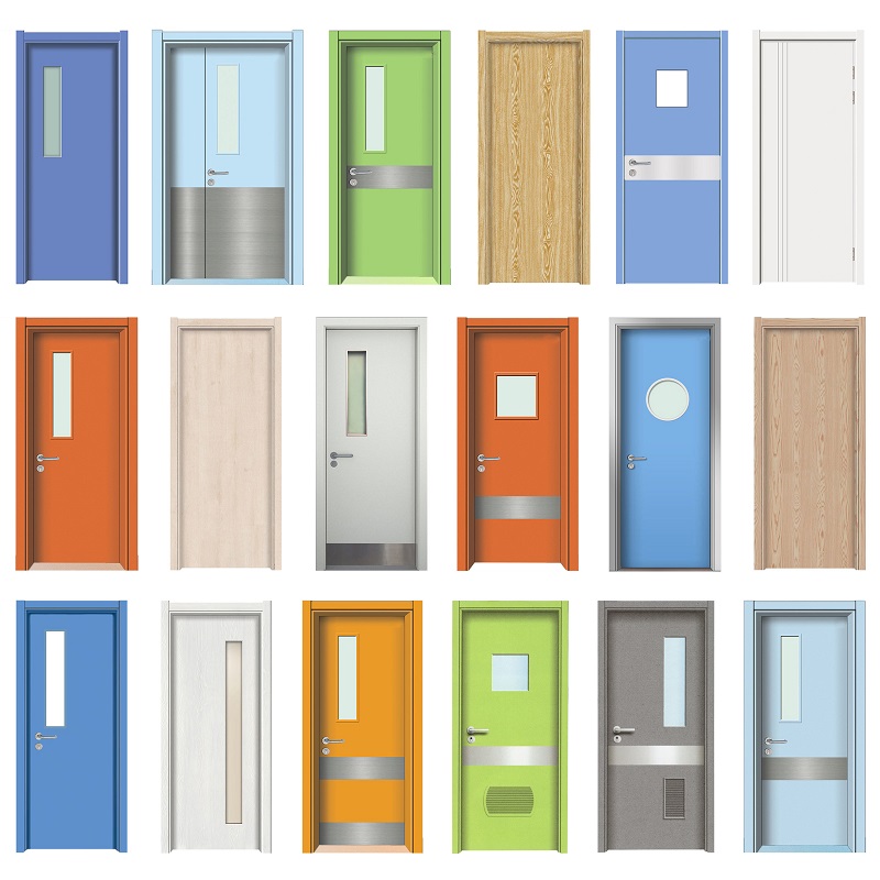 High Quality Wood For Hospital Aluminium Toilet Deur Price Acoustic Doors Cheap Hout Hout Prijs Openbare Toilet Deur Ziekenhuis Fabrikanten Aangepaste Indian House Main Gate Designs Aluminium Toilet Hospital Interior Doors
