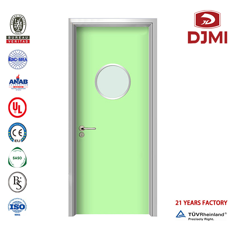 Hoge kwaliteit Mdf Prijs Aluminium badkamer Doors Contemporary Hospital Deur Goedkope slaapkamer Aluminium Swing Deur Italiaanse stijl Aangepaste Modern Entrance Wood Aluminium Glass Design Hospital Double Doors