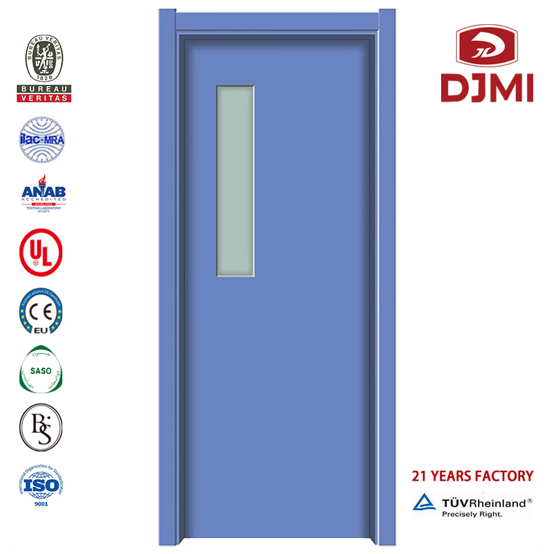 Goedkope deur van de houten kerk voor verkoop Vuurbestendig Ziekenhuis Deur Aangepaste Koninkrijk Forge Houten Waskamer Set Beautiful Hospital Deur Nieuwe Instellingen Hout Waskamer Accessoires Rigid Hospital Deur