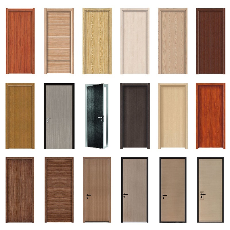 Aangepaste Wood Pictures Main Models Guangzhou Room Deur Nieuwe instellingen Hinges Turkse Open Deur Hospital Chinese Factory Front Kleuren Jamaica Deur Deur Healthcare
