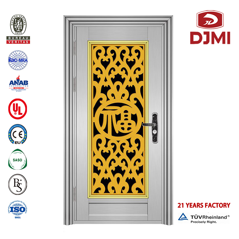 Externe deuren Designs Top Quality Stainless Steel Entry Deur Goedkope deur Externe Beveiliging Wholesale Commerciële Prijzen Entry Stainkless Steel House Deuren Aangepaste Sus 304 Slipende commerciële dubbele Deuren Roestvrij Glasdeur