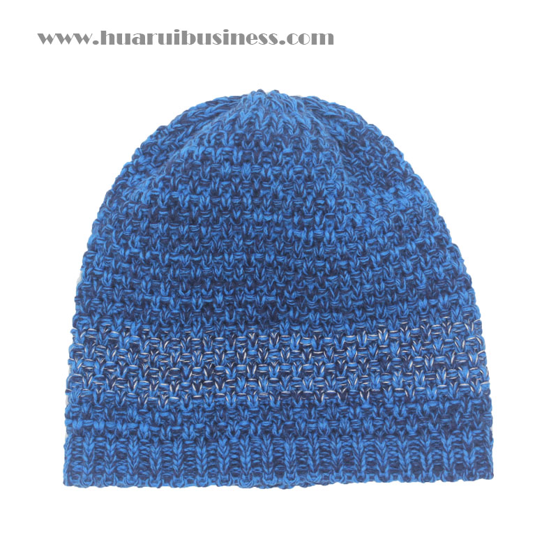 acryl osmanthus breihoed, beanie, tuque, hoed met reflecterende streep