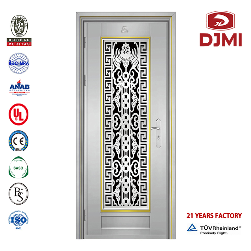 Roestvrij staal Hoofdontwerpen Double Deur High S China House Design Commercial Double Exterior Deuren Designs Top Quality Stainless Steel Entry Goedkope deur Beveiliging Deur Wholesale Commerciële Prijzen Binnendeuren van roestvrij staal