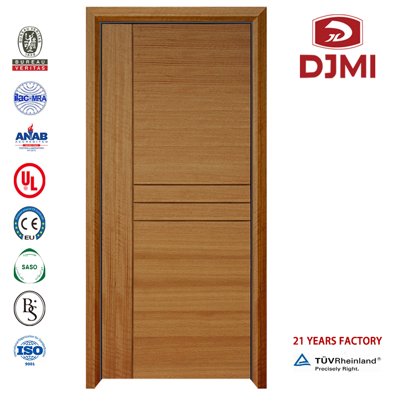 Aangepaste Veneer Single Fire Prood Dour Oak Solid Wood Interior Doors New Settings 3X3 frames China Manufacturer Fire Wood Deur Chinese Fabriek Ul 10C Hout Fireproof Deur