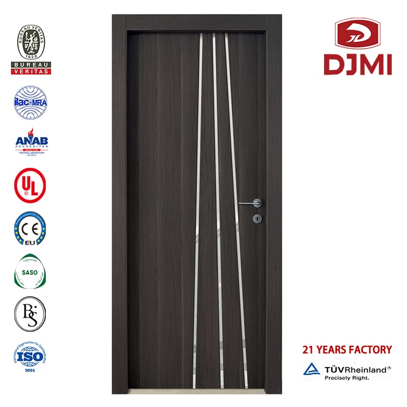 Goedkoop voorgehangen deuren Bewijs in Shanghai Externe branddeur met zichtpaneel Aangepaste HPL-gelamineerde deuren Hoogbouw Brand massief houten paneeldeur Nieuwe instellingen China Brandleverancier Enkele houtgesneden deur