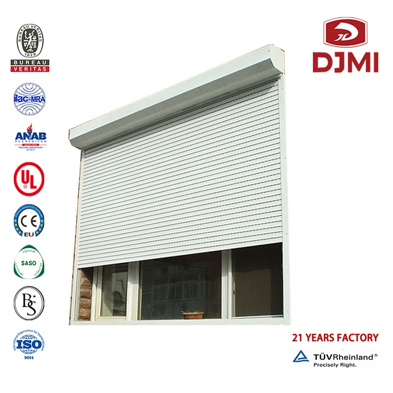 Gloednieuwe afdelingshoofd Rol de glazen garage deur warm 5 panel exterior Bovenhoofd Zwarte Aluminum Garage Deur Multifunctionele Steel Sectional Wood Grain Deuren Beledigde Garage Deur