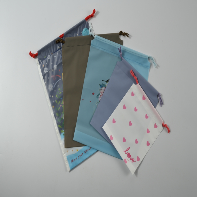 EVA Cartoon Printing Cosmetic Bag Drawn String Make-up Bag Vrouwen Reizen Make-up Schoenen Opslagzakken