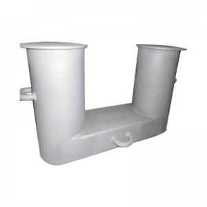 Stalen boten toebehoren dubbel kruis bollard voor het aanmeren van schepen