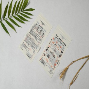 Aangepaste biologisch afbreekbare composteerbare kleine ritszak