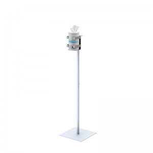 TMJ707 Vloer Standing Hand Sanitizer Disposer Stand met Sign Holder Portable Hand Sanitizing Stand Display