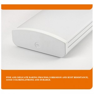 Linkable led Wraaround Flushmount Light 4ft, LED Shop light for Garage --5000K, ETL and Energy Star Certified, LED Linear Indoor Lights, LED Ceiling Light