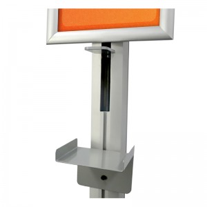 TMJ711 retail Store Easy Assembly Metal Double Side Hand Sanitizer Display Rack