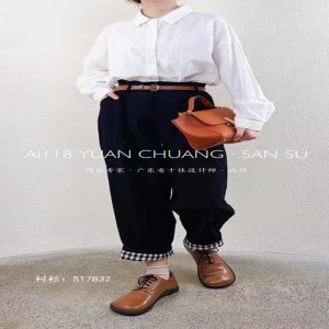 Losse-fitting design Minimalistische stijlvolle Casual Solid Color Striped Checked oversized custom 17832 Losse Shirt