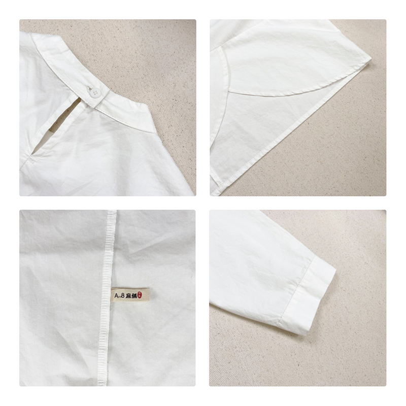 Losse-fitting design Minimalistische stijlvolle Casual Solid Color Striped Checked oversized custom 17731 Losse Shirt
