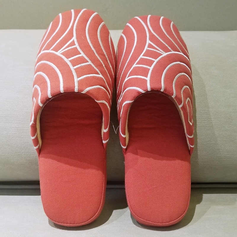 Japanse embordiery Mule Slippers