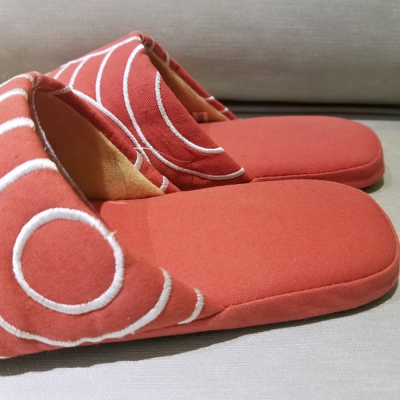 Japanse embordiery Mule Slippers