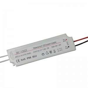 12V25W 2.08A constante spanning water-isolatie led voeding