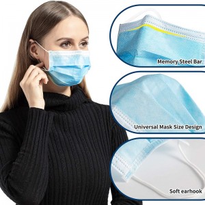 3-laags wegwerpmasker