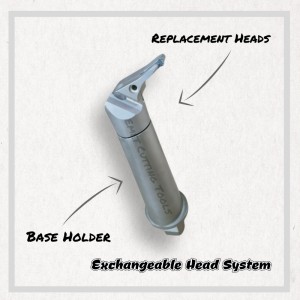 Emet verwisselbaar kopsysteem \\/ aluminium wielnaafbewerkings- \\/ draaigereedschappen