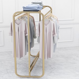 TMJ PP-563 Fabriek Luxury Women Garment Shop Metal Clothes Display Racks