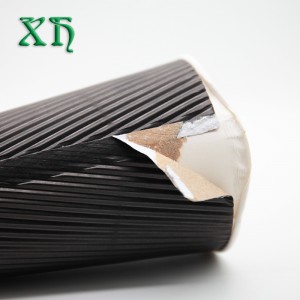 Biologisch afbreekbare 12 oz rimpel wandpapier beker voor hete koffie groothandel koffiekopjes