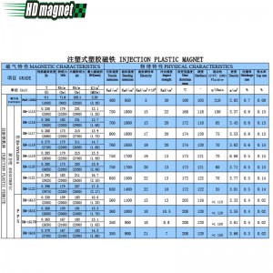 Injectie plastic magneet
