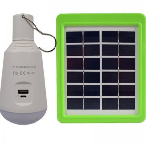 Zonneplicht met dubbele gloeilamp