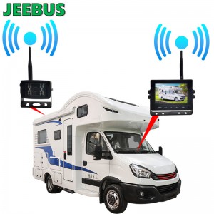 Auto Reverse Backup Draadloze Wifi-camera met 5-inch Monitorparkeersysteem voor RV-voertuig
