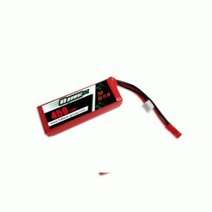 HD POWER 450mAh 75C 3S 11.1V FPV lipo batterij